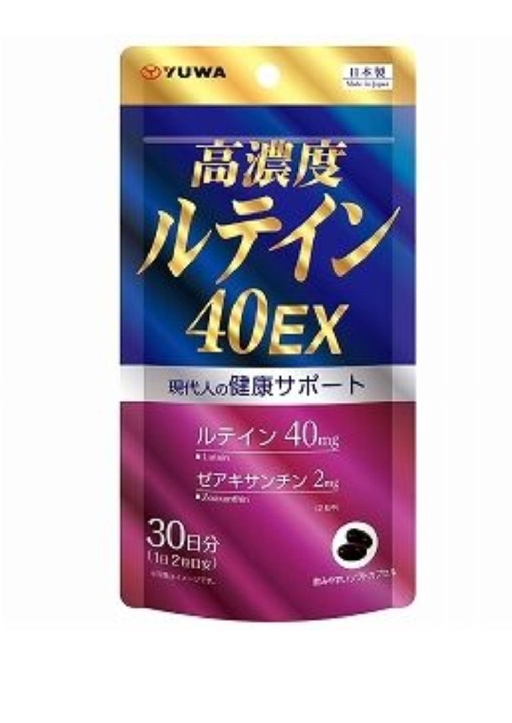 YUWA Lutein 40EX - запас лютеина для зрения