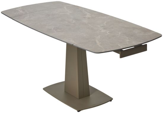 Стол BALDE 120 MATT LATTE STONE SOLID CERAMIC/ TAUPE
