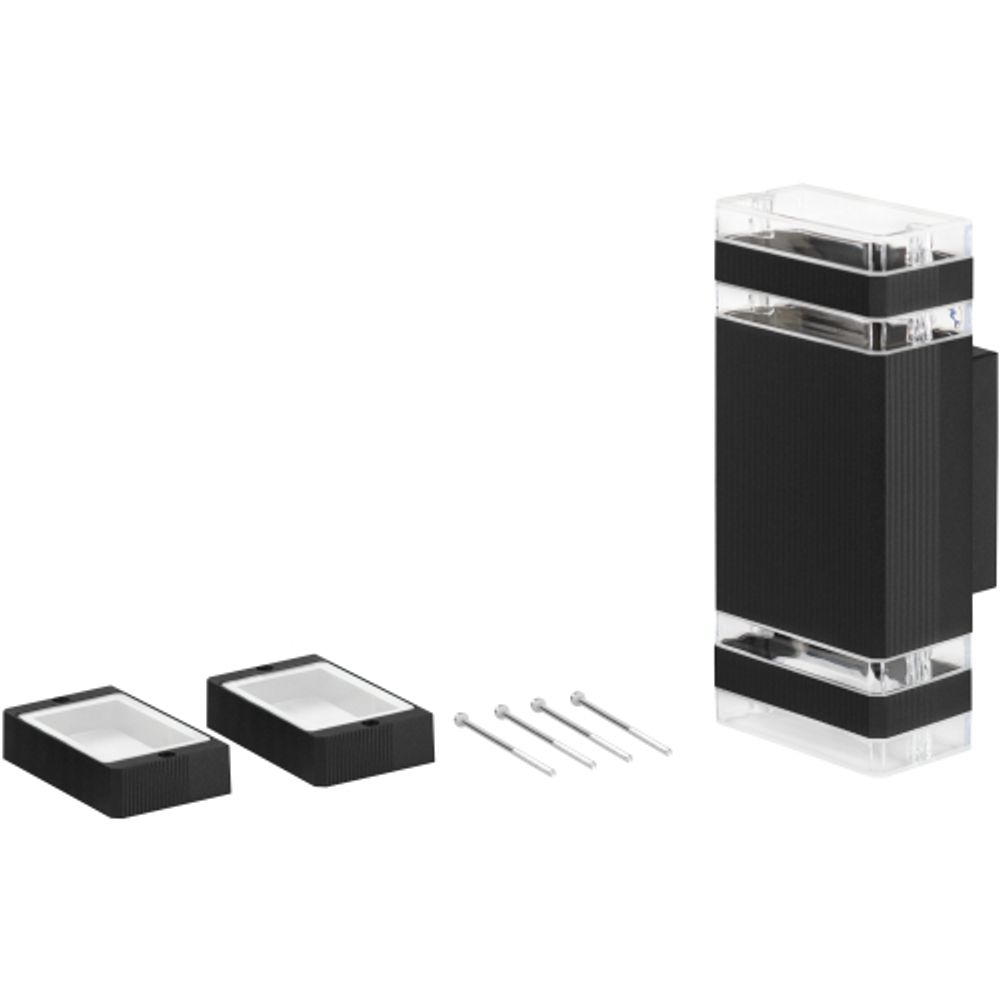 Садово-парковый светильник ЭРА GBW-101-BL-0310 Астрея 230В 2хЕ27 max 30Вт IP54 310х110x95мм настенный | Садово-парковые светильники