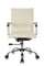 Кресло руководителя Бюрократ CH-883-LOW слоновая кость эко.кожа низк.спин. крестов. металл хром