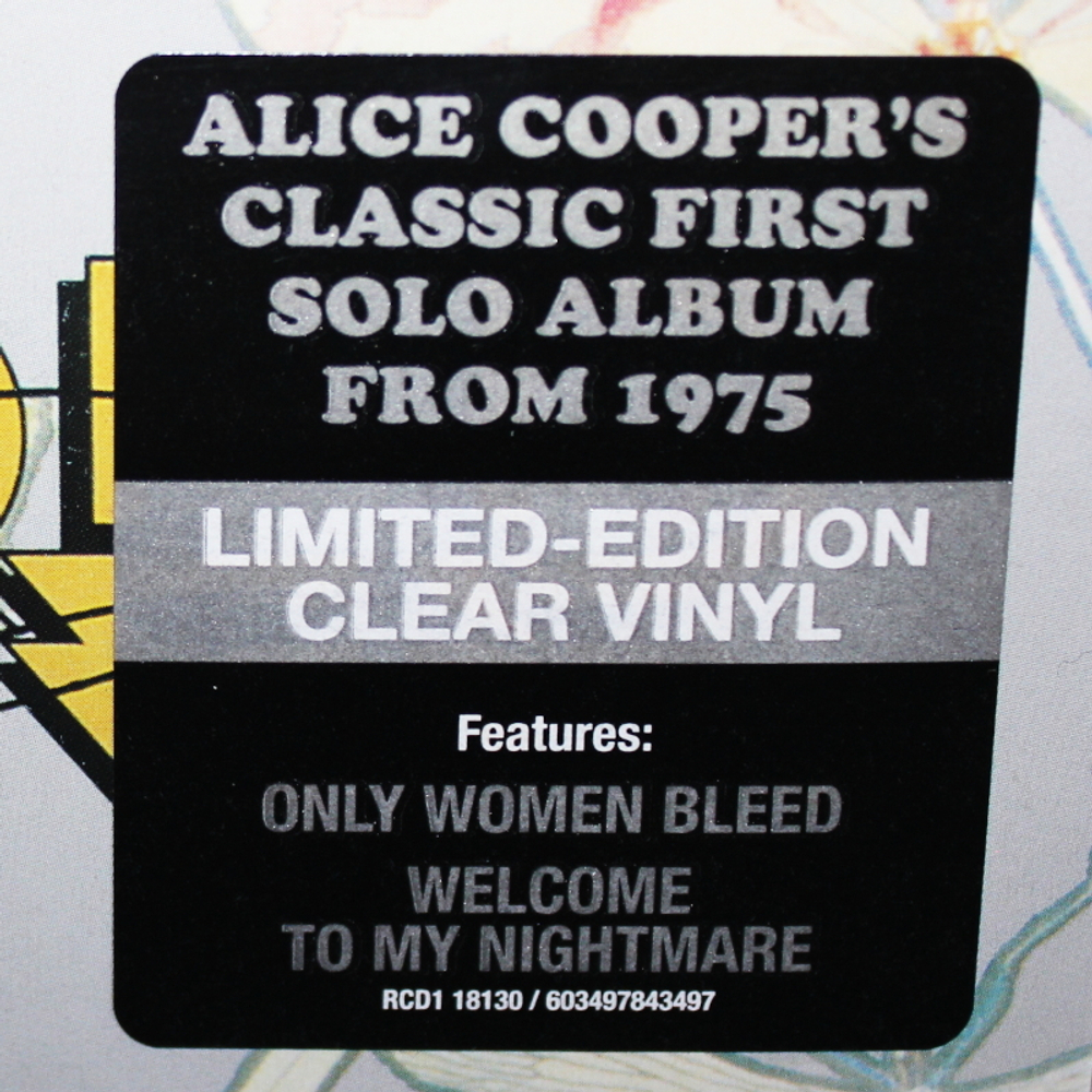 Alice Cooper / Welcome To My Nightmare (Limited Edition)(Clear Vinyl)(LP)