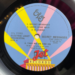 Винтажная виниловая пластинка LP Electric Light Orchestra Secret Messages (Japan 1983) (No Obi) Bluebird 25AP 2640