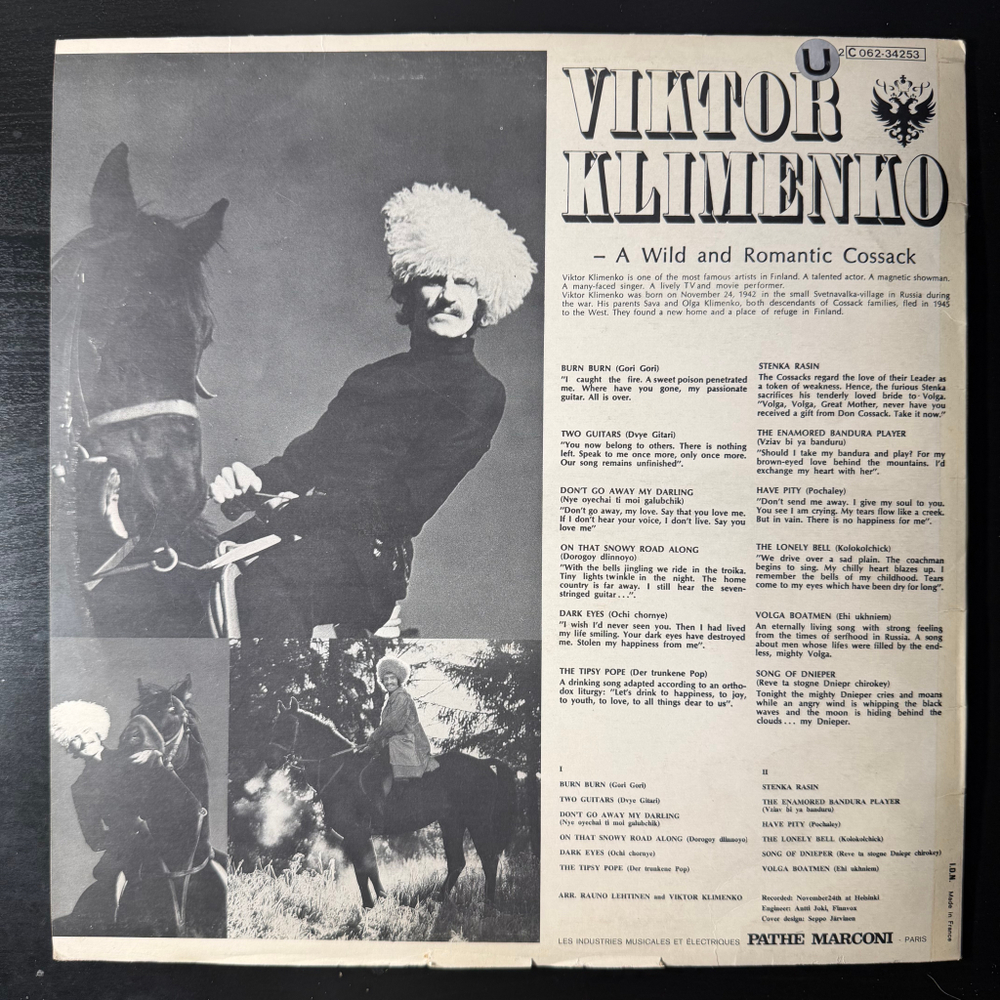 Viktor Klimenko ‎– Stenka Rasin (Франция)