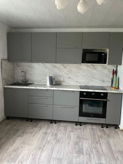кухня ТОКИО вариант комплектации фасад МДФ гранит матовый