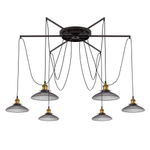 Citilux Эдисон CL451261 Люстра паук Венге Бронза