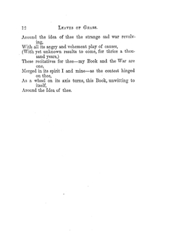 Leaves of grass | W. Whitman