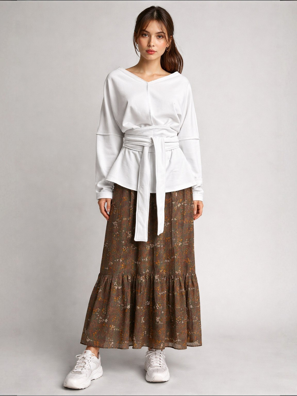 Лонгслив /двустороний/ белый