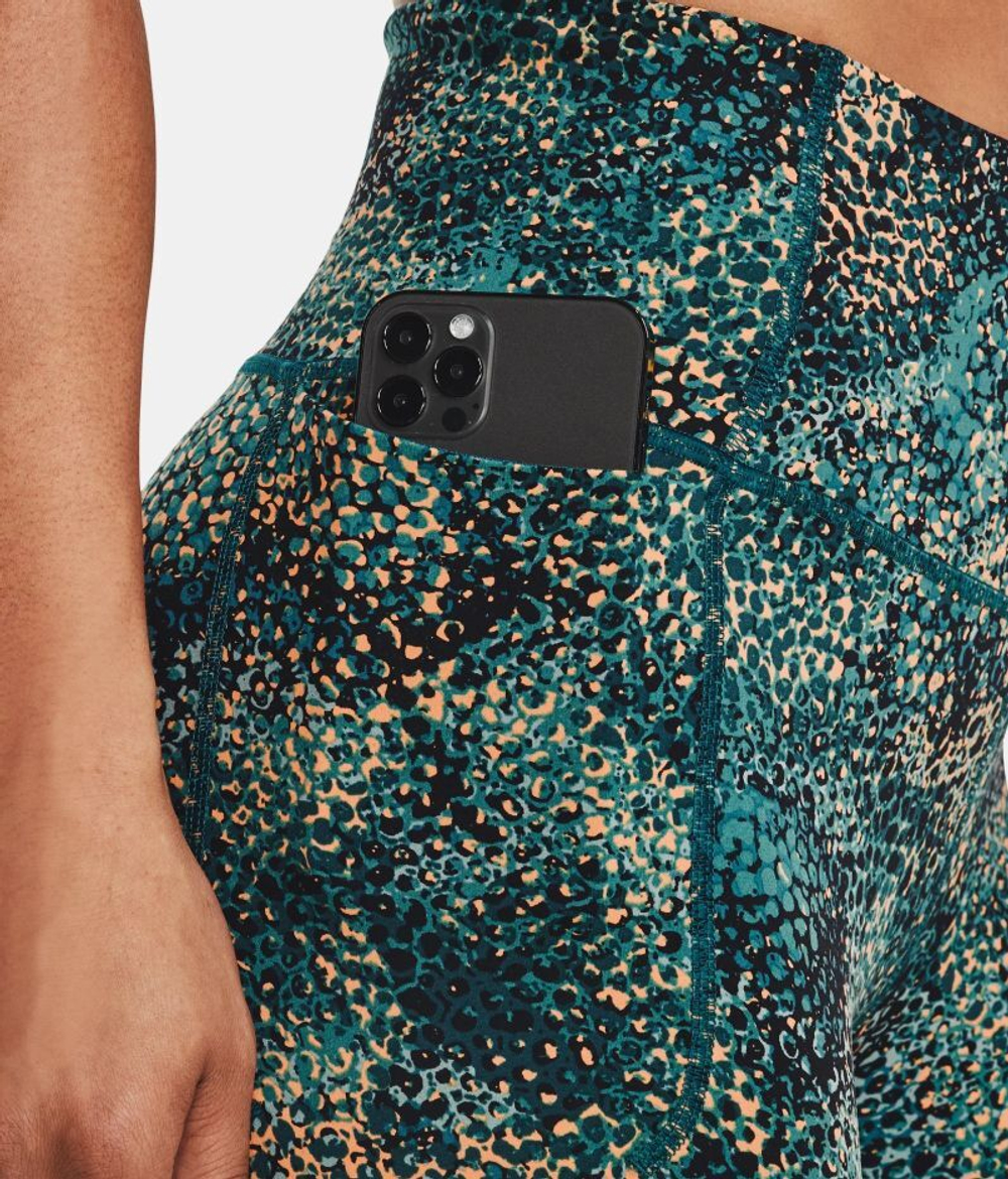 Женские леггинсы Under Armour Meridian Ankle Leggings - турмалиновый бирюзовый/послесвечение