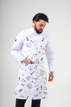 Фартук cooker white