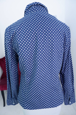 Рубашка MARIMAY в стильный горох 46 размер