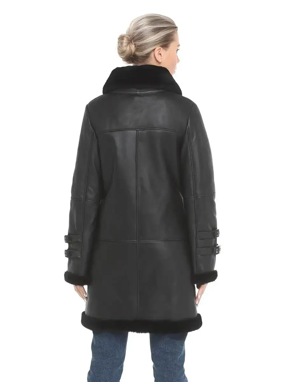 Дубленка натуральная зимняя женская