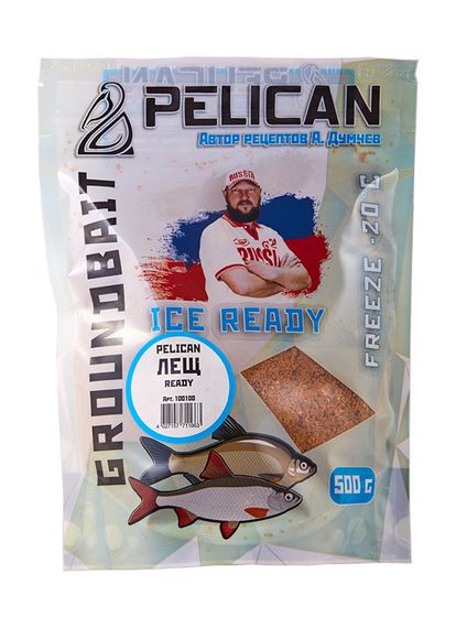 Прикормка зим. готовая Pelican 0.5кг ЛЕЩ
