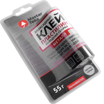 КЛЕЙ-ПЛАСТИЛИН ЭПОКСИД ХОЛОД СВАРКА MASTERTEKS HOMEMASTER МЕТАЛЛ СВЕТЛО-СЕРЫЙ