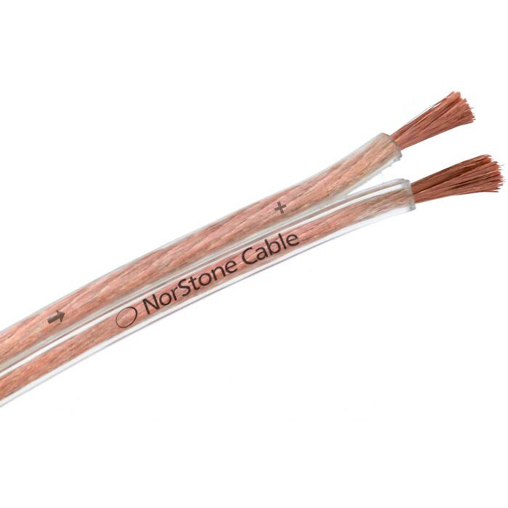 NorStone Classic CL400, акуст.кабель, сечение 2х4мм², OFC, прозр. изоляция, 100 м. (NORCL400100)