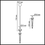 Ландшафтный светодиодный светильник Odeon Light VERDE 7122/4GLA