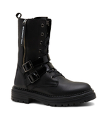 Кожаные ботильоны ankle Karl Lagerfeld Kids - черный(Z19112)