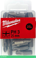 Бита Milwaukee PH3 25мм 25шт (4932399588)