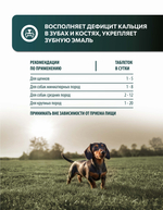 Vita+ мультивитаминное лакомство для собак Для зубов и костей, 90 таблеток