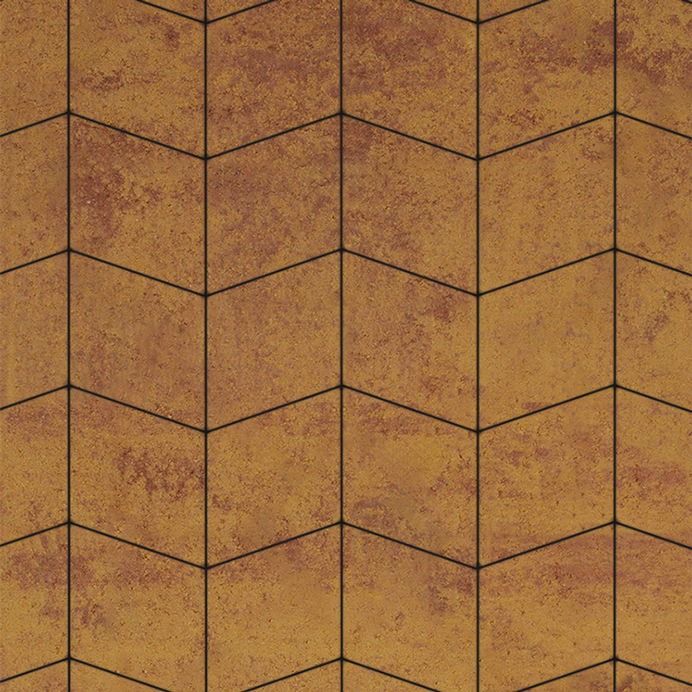 Тротуарная плитка РОМБ - Листопад гладкий Каир