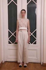 Брюки, молочный