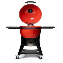 Угольный гриль Kamado Joe Kettle Joe, 57 см (красный), с ножками и столиками