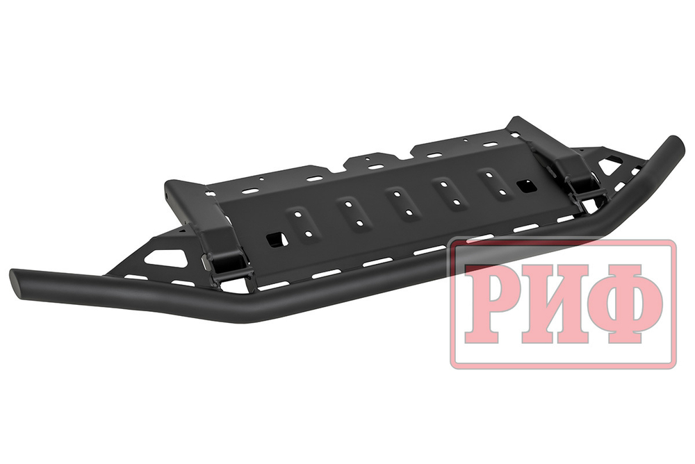 Бампер силовой передний/защита штатного бампера Changan Hunter Plus c защитой радиатора РИФ