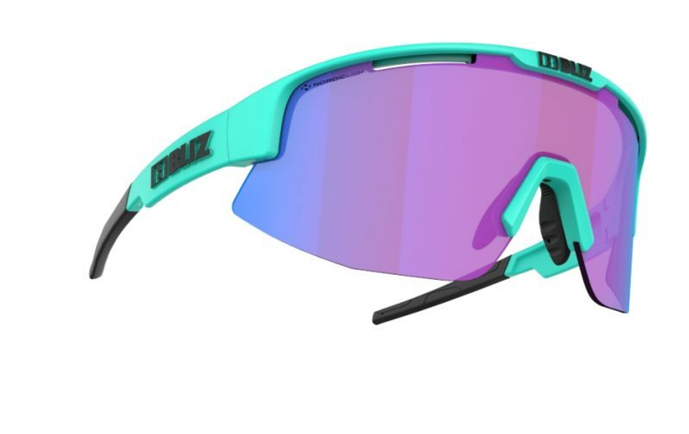 Очки BLIZ MATRIX Nordic Light Begonia: Violet w blue multi, Turquoise 52104-34N