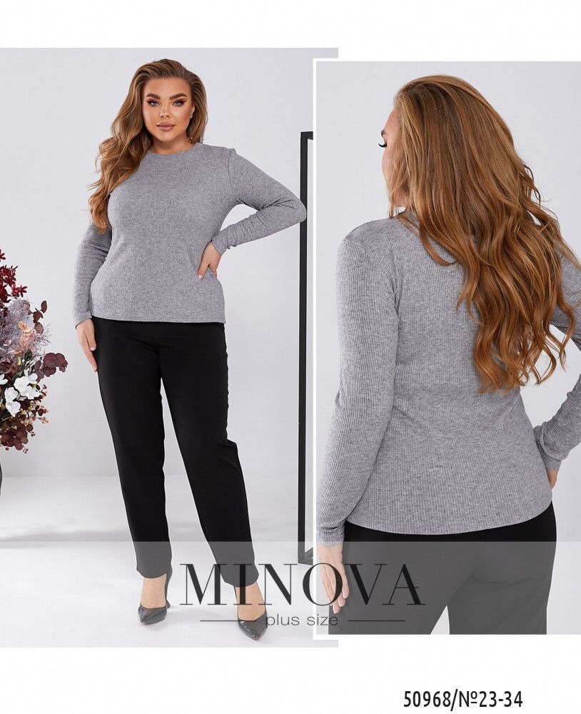 Водолазка 23-34-светло-серый Minova