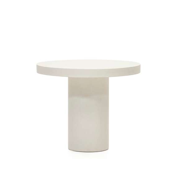 Стол Aiguablava, Ø90 см, белый цемент
