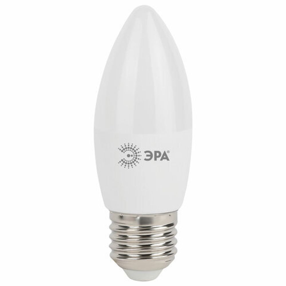 Лампа светодиодная ЭРА STD, 11 (100) Вт, цоколь E27, свеча, нейтральный белый свет, 35000 ч., LED B35-11W-840-E27, Б0032983