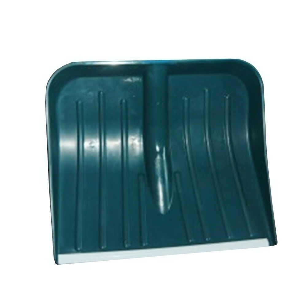 Лопата снеговая без черенка с металической планкой 440*440 черная