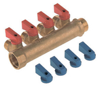 Колл с ШАР КРАНОМ (ПЛ.) 3/4 х 1/2-4 вых (30/1шт)