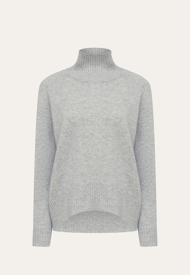 Свитер из кашемира с высоким воротом