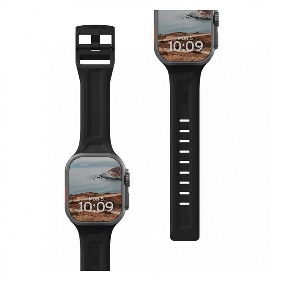 Ремешок силиконовый UAG Scout Silicone для Apple Watch 49/45/44/42 мм черный (Black) 191488114040