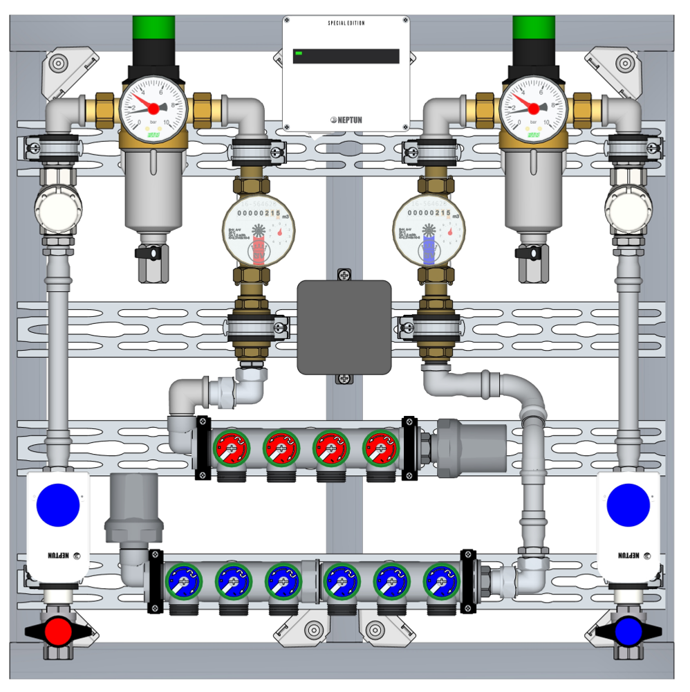 ГОТОВЫЙ УЗЕЛ ВОДОСНАБЖЕНИЯ MINI