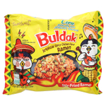 Buldak, Buldak ™, жареный рамен, кукуруза, искусственная пряная курица, 5 пакетиков по 130 г (4,59 унции)