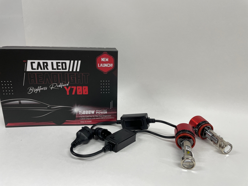 H11 / CAR LED Y700 / Светодиодные лампы Led, линзы, цоколь: H11 (2 шт./ комплект)