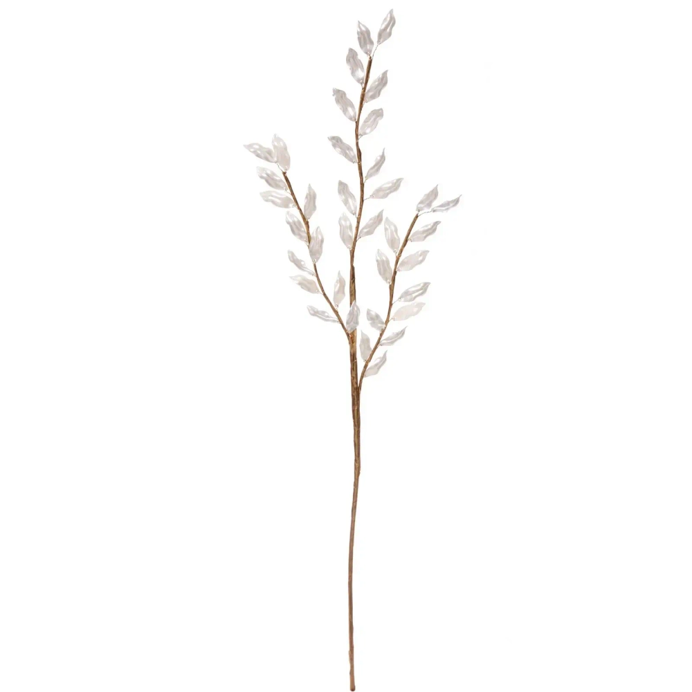 Ветка декоративная «Блеск камней» 63 см, Золото