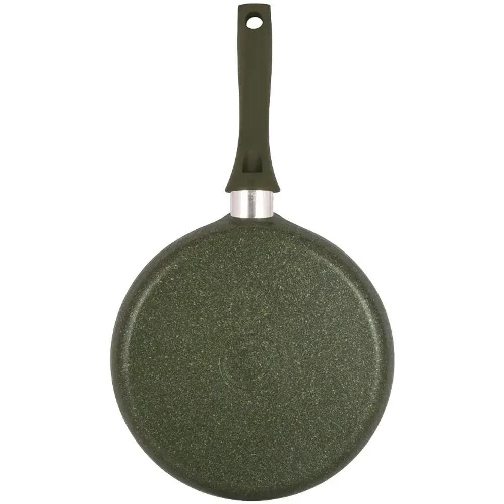 Сковорода блинная 220мм с ручкой, АП ( Malachite), линия «Trendy style»