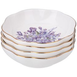 НАБОР РОЗЕТОК LEFARD "LILAC" 4 ШТ. 10 СМ (КОР=48НАБ.)