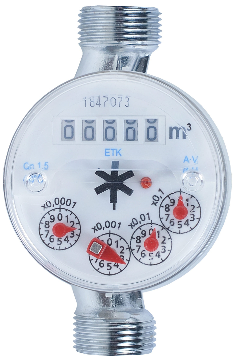 Счетчик холодной воды ZENNER ETK-N DN15