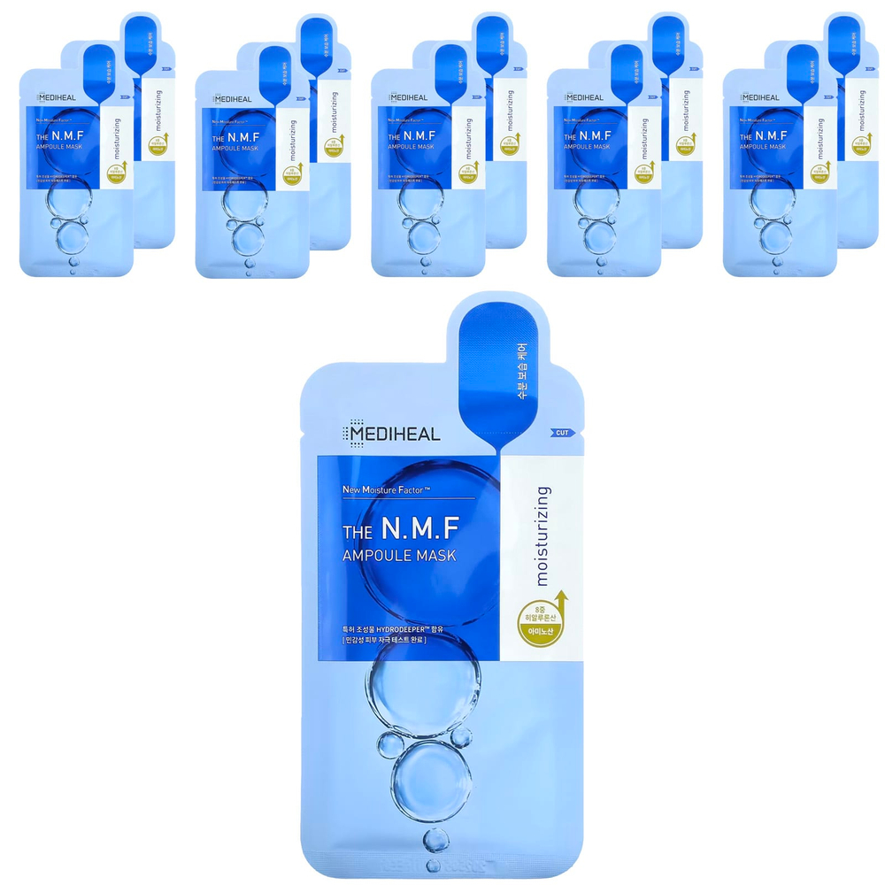 MEDIHEAL, The NMF Ampoule Beauty Mask, 10 шт. По 27 мл (0,91 жидк. унц.)