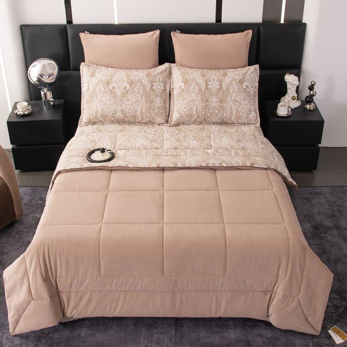 Комплект постельного белья с одеялом Сатин Велюрия Люкс «Восточная мечта»