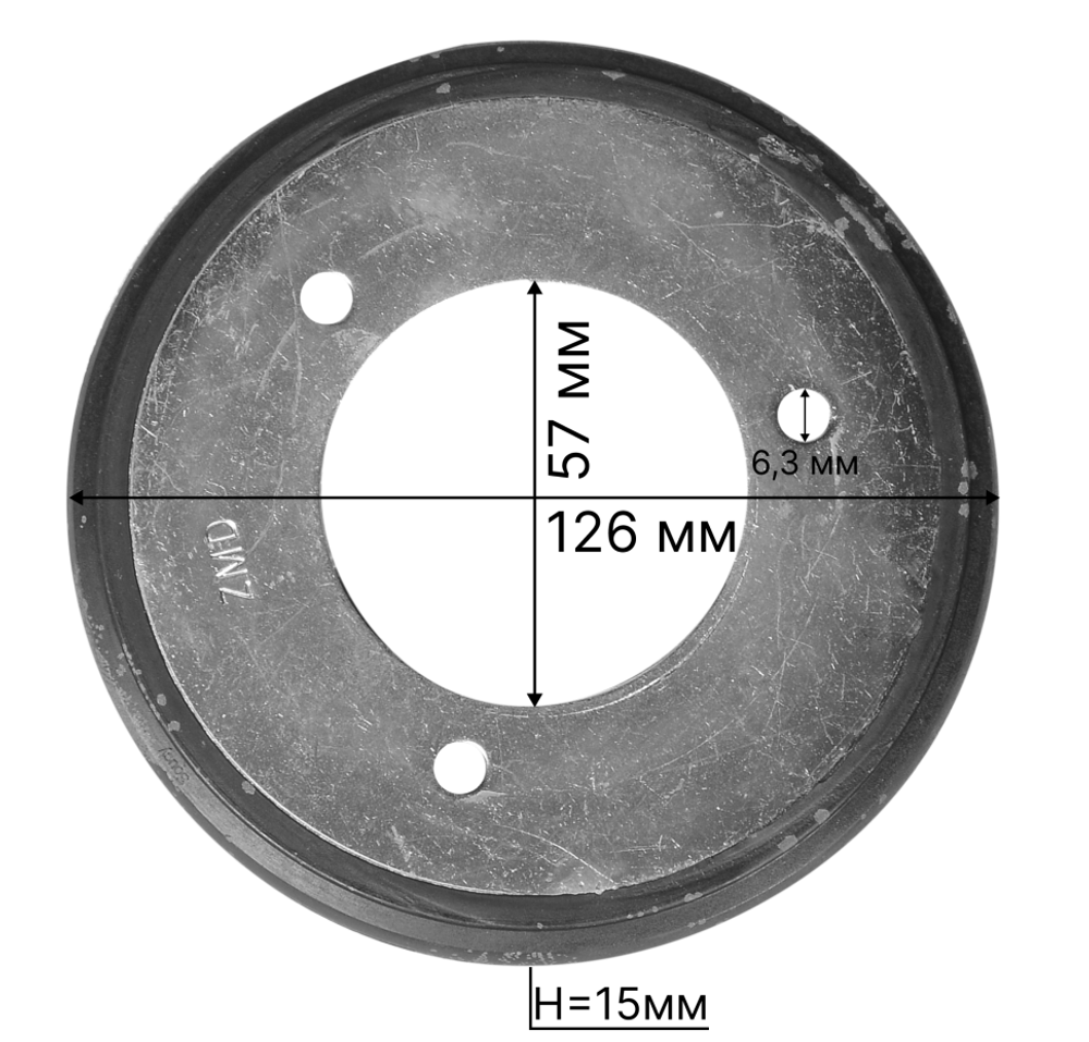 Фрикционное кольцо для снегоуборщиков Huter SGC-4000,4100,4800,5500,6000,8000,8100,11000 ZMD