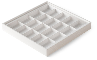 Планшет Вита/округлый борт/20 ячеек (39,5х54 мм.)