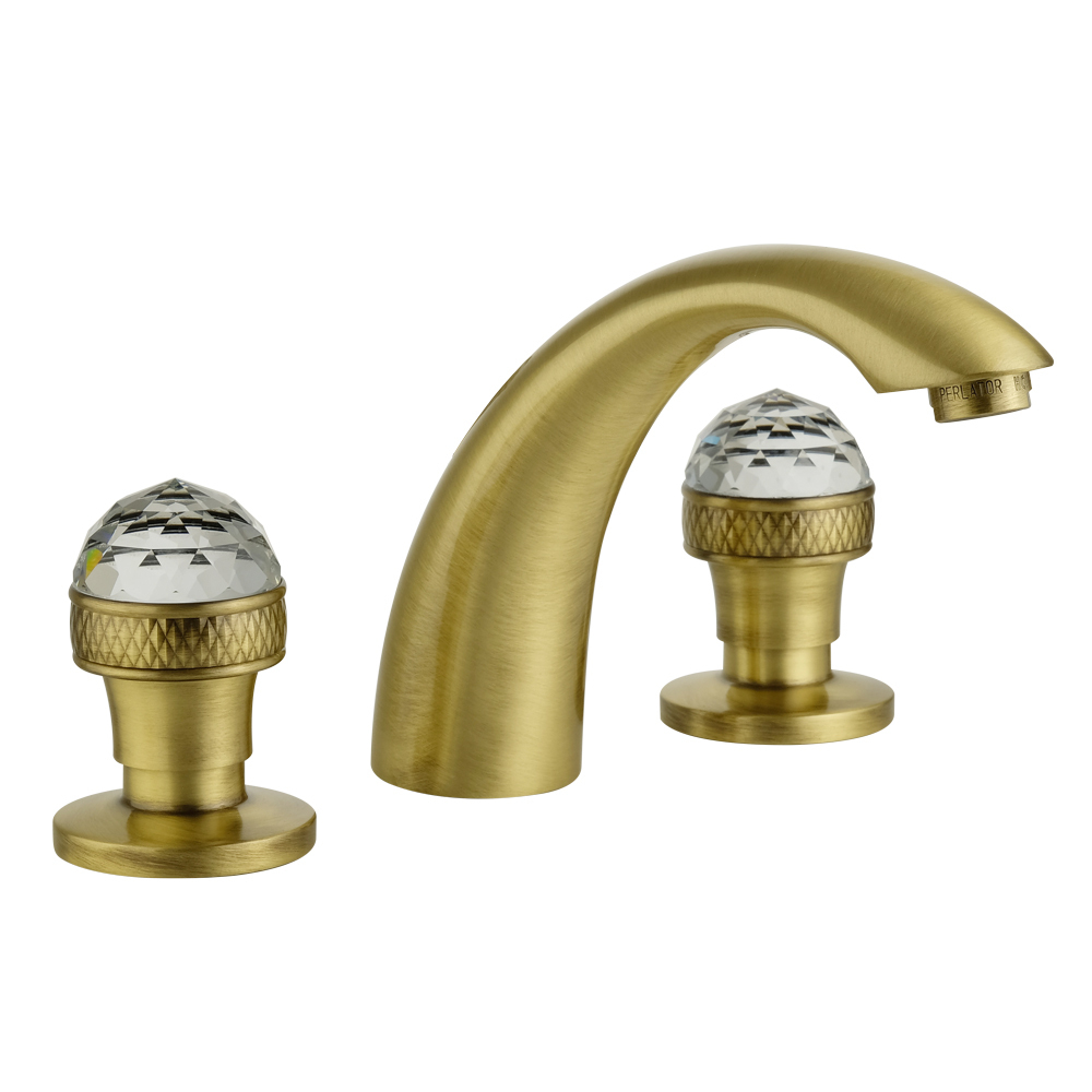 Смеситель для раковины на 3 отв. Migliore Axo Crystal 27113 бронза купить