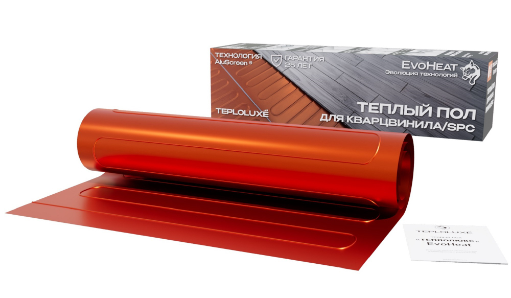 "Теплолюкс" EvoHeat 360 Вт/4,5 кв.м. Теплый пол для кварцвинила