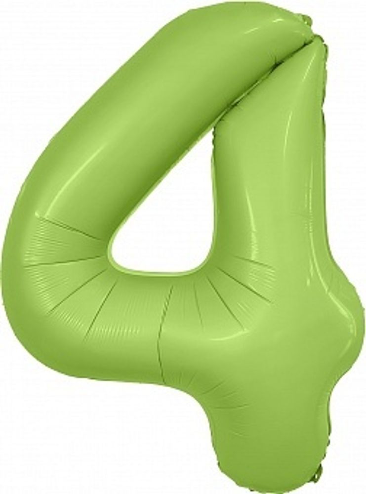 Р Цифра 4 Slim Фисташка (40&#39;&#39;/102 см)