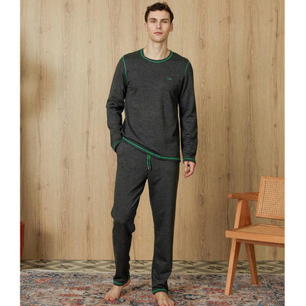 Мужская пижама темно-серая Doreanse 4674