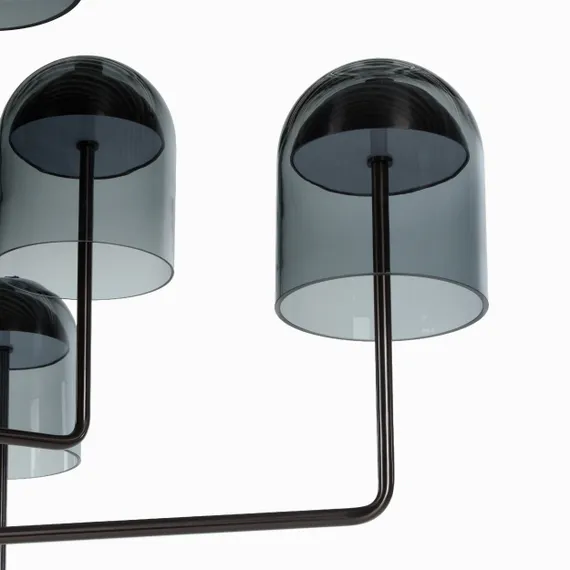 Подвесной светильник Aegis Ø98 см, дымчатый, бронзовый